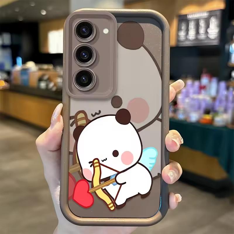 Милый чехол для пары BUBU DUDU для Samsung Galaxy Case S24 S23 S22 S21 Ultra Plus A55 A54 A53 A52 A35 A25 A15 A14 5G Телефон Y2k Обложка
