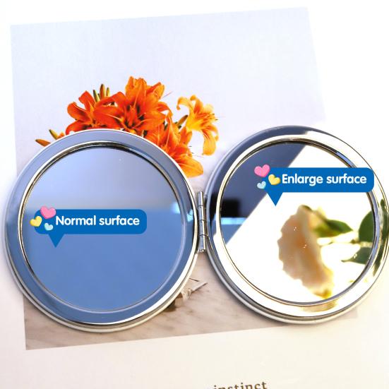 1 комплект алмазной живописи зеркало цветочный узор DIY портативное мини-зеркало для макияжа горный хрусталь