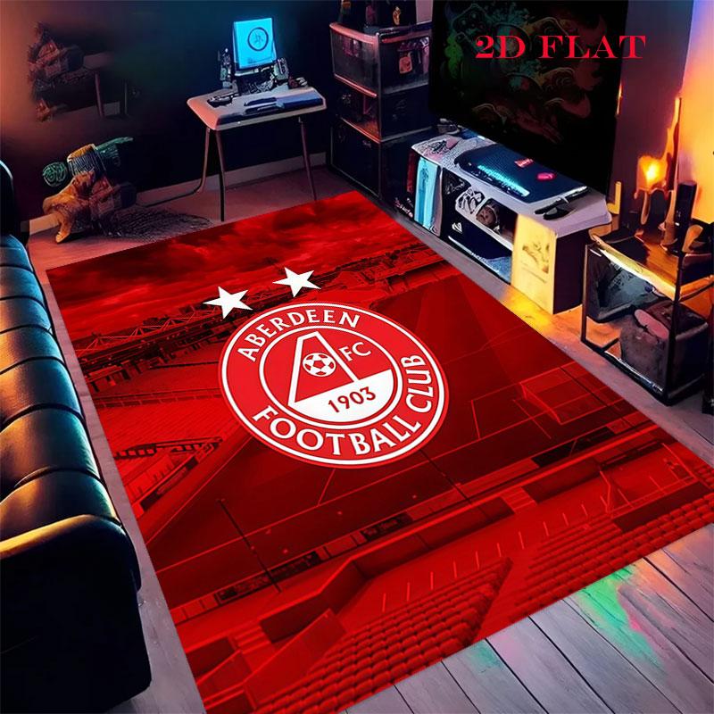 Aberdeen logo Carpet Rug for Living Room Bedroom Home Sofa Decoration,Kids play Nonslip Floor Mat