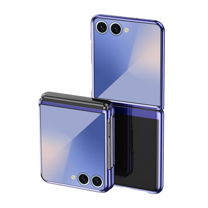 Прозрачный чехол-бампер с покрытием для Samsung Galaxy Z Flip 7 Z Flip7 FE Защитная крышка Ударопрочный Легкий Coque Fundas Capa
