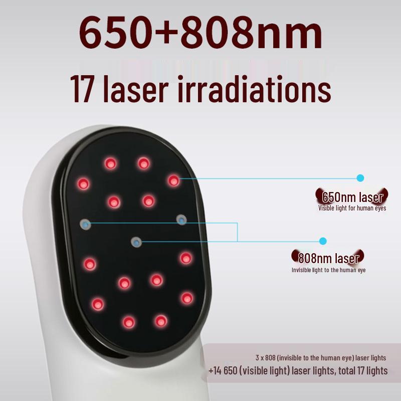 Portable Handheld Infrared Laser Therapy Device - 650nm & 808nm Red Light Therapy
