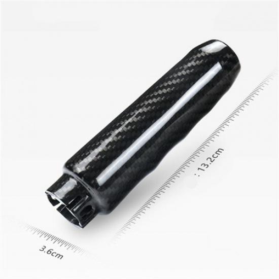 Luxury Carbon Fiber Car Handbrake Grip Cover Trim For Mini F55 F56 2013- LB