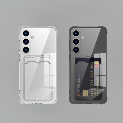 Для Samsung Galaxy A56 A55 A54 A36 A35 A34 A26 A25 A24 A16 A15 A14 A06 A05 5G A05S Чехол Прозрачный ID Слот для банковской карты Защитная крышка