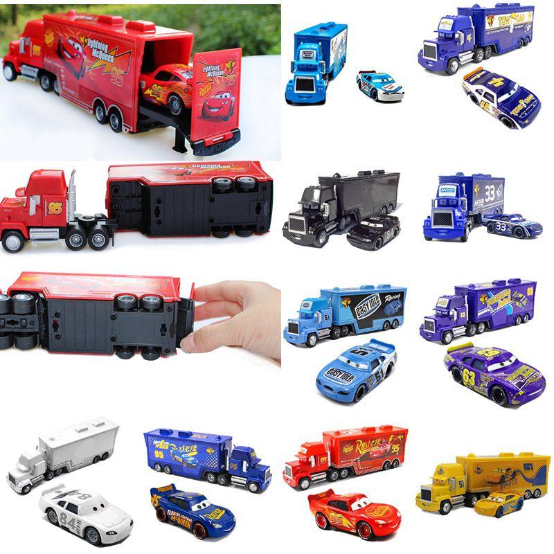 Гоночные машины Мак Дядя Маккуин Блокпост Крутая Сестра 95 Грузовая машина для творческой игры и веселья