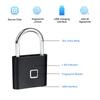 Бесключевой смарт-зарядка через USB-порт, замок с отпечатком пальца, умный навесной замок, водонепроницаемый дверной замок, разблокировка 0,3 секунды, портативный противоугонный навесной замок из цинка