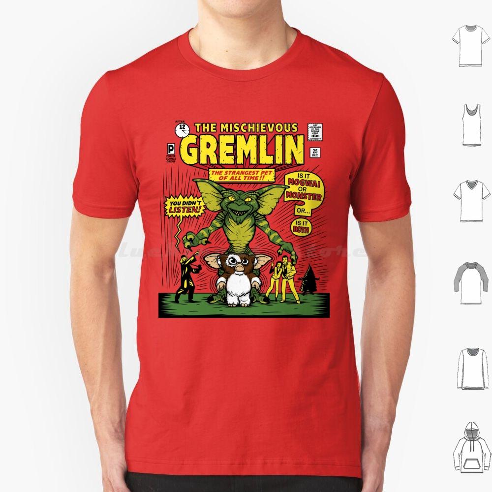 The Mischievous Gremlin T Shirt Cotton Men Women DIY Print Gremlin Comic Book Cover Superhero Comedy Parody Mike Handy