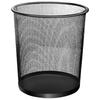 Круглая металлическая сетчатая урна 12 л