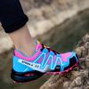 Women Outdoor Hiking Shoes Women's Lightweight Wear-resistant Mountain Climbing Hiking Shoes Waterproof Large Size Leather Sports Shoes