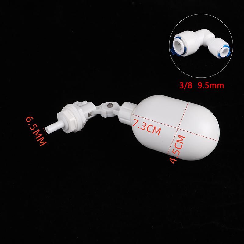 Контроль уровня резервуара для воды, система обратного осмоса 1/4 "3/8" мини-поплавковый клапан для аквариума диспенсер для воды поплавковый шаровой клапан