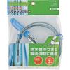 SANEI PR80B-3 Silver Pipe Cleaner, 3m Long, Double-Wrapped Design for Unclogging and Cleaning Drain Pipes, Unbreakable