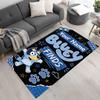 Bluey Customize Text Floor Mat Suitable for Dining Room Study room Game Room Decorate room Antislip Carpet Office home decor Gift for Festivals