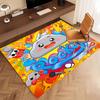 1pc Lankybox Foxy and Rocky2 Print Area Rug - Soft, Washable Non-Slip Indoor Mat, Living Room, Home Office Decorative Rug,Office Decorative