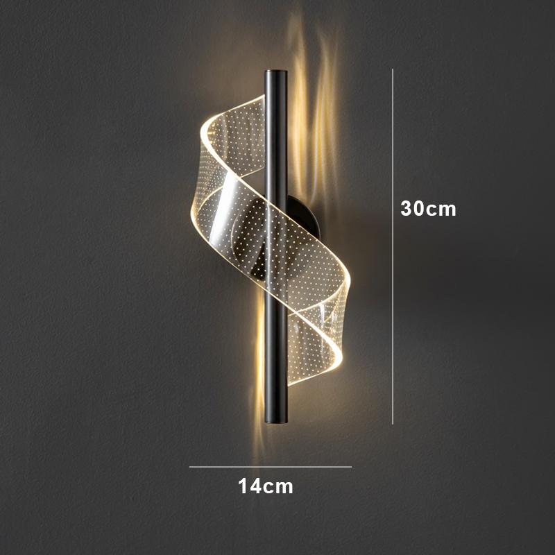 Modern Minimalist LED Wall Lamp Home Indoor Decor Wall Sconce For Living Room Bedroom Bedside Backgroud Light Decoration