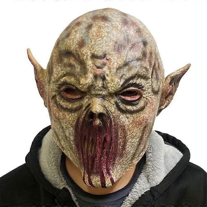 Halloween Mouthless Alien Horror Monster Mask Latex