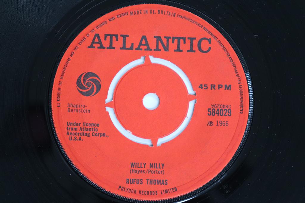 7inch Record RUFUS THOMAS - Willy Nilly 584029 ATLANTIC 1966 UK Soul/Funk Used