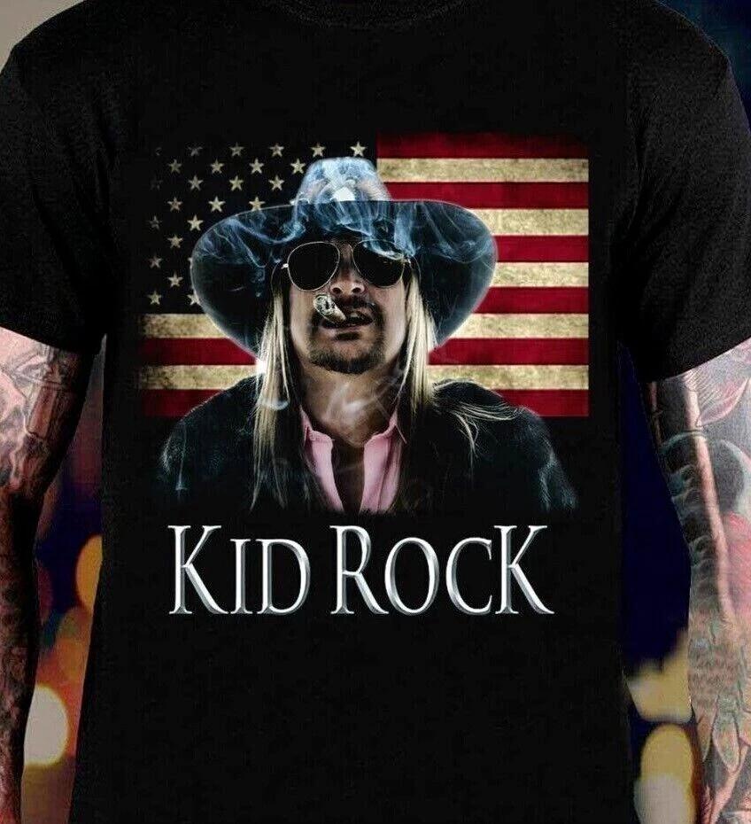 Vtg Kid Rock American Men T-shirt Kid Rock 2024 Tour Shirt For Fans