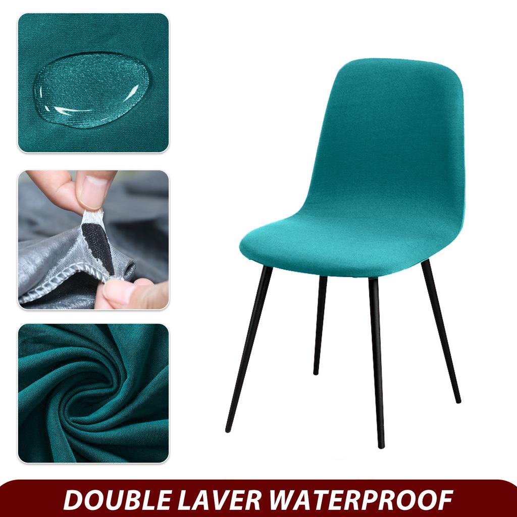 Водонепроницаемый чехол для стула с короткой спинкой, чехлы для стульев, регулируемые чехлы для сидений в столовой, для кухонной мебели для дома, протектор