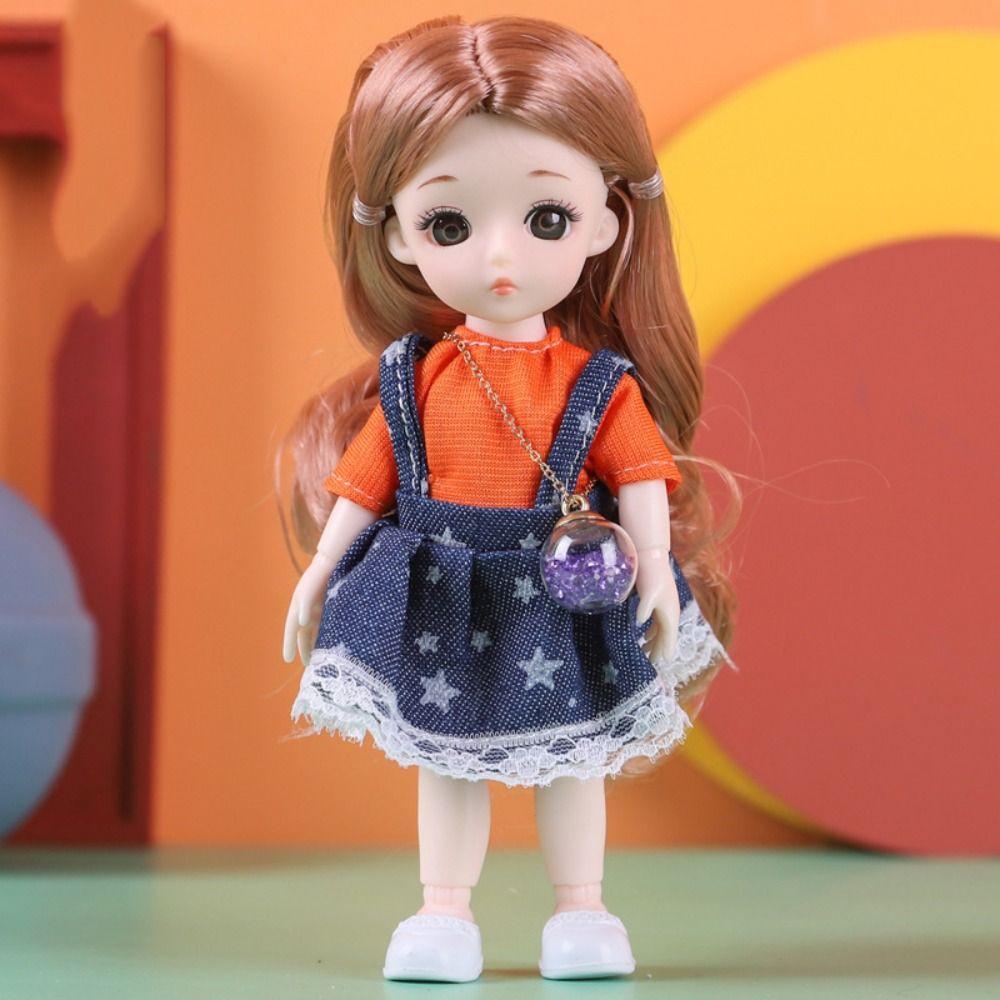 Одеваем куклы BJD 13 подвижных суставов Съемные суставы Кукла Имитация глаз Шарнир Кукла Девочки Подарки