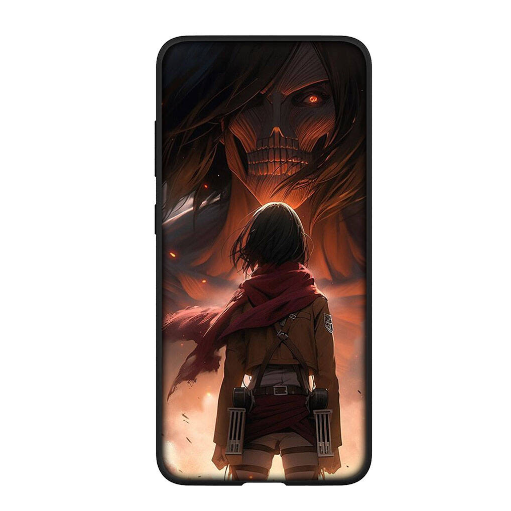 Для Samsung Galaxy S25 S24 S23 iPhone 17 16 15 Xiaomi Redmi Note 14 13 12 11 Plus Pro Max XR A37 Чехол Мультяшный Атака Титанов Леви OPPO Huawei Обложка