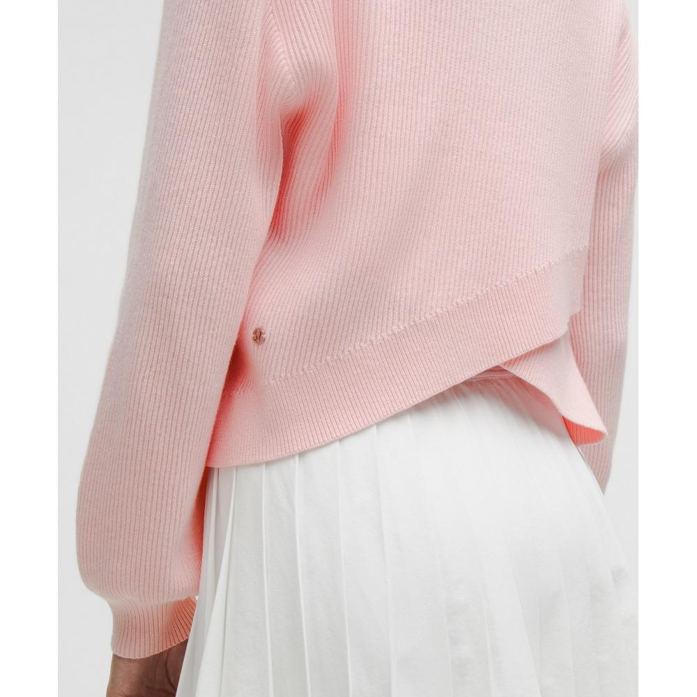 Lululemon Reversible Crossover Sweater Strawberry Milkshake