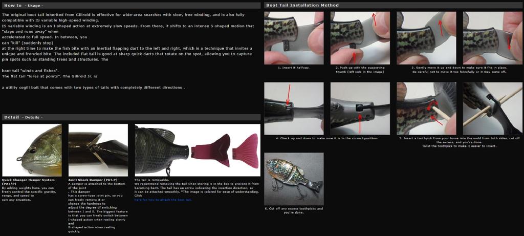 Imakatsu Gillroid Jr 3D Реализм 135 мм 1,8 унции Плавающая приманка 654 (7457)