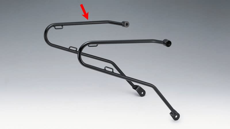 Боковая сумка Kijima Bike Parts, стальная, Bonneville Street Twin, левая сторона, черная, T100/T120 ('16-) ХТР-08006