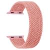 Браслет для Apple Watch - MY-MONTRE - Плетеный нейлон - Розовый - XS - Эластичная solo-пряжка