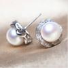 Huitan Exquisite Flower Shape Imitation Pearl Women Stud Earring Graceful Girl Accessories Nice Presents Female Popular Earrings
