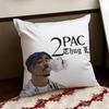 2PPAC Tupac SShakur Cushion Cover Reversible Soft Durable Pillow Cover Home  Car MultiScene Use for Daily Comfort