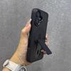 Матовый чехол-подставка с магнитами MagSafe, невидимая поддержка, для iPhone 17 Air 16 E 15 14 13 12 11 Pro Max Plus, полупрозрачная жесткая крышка