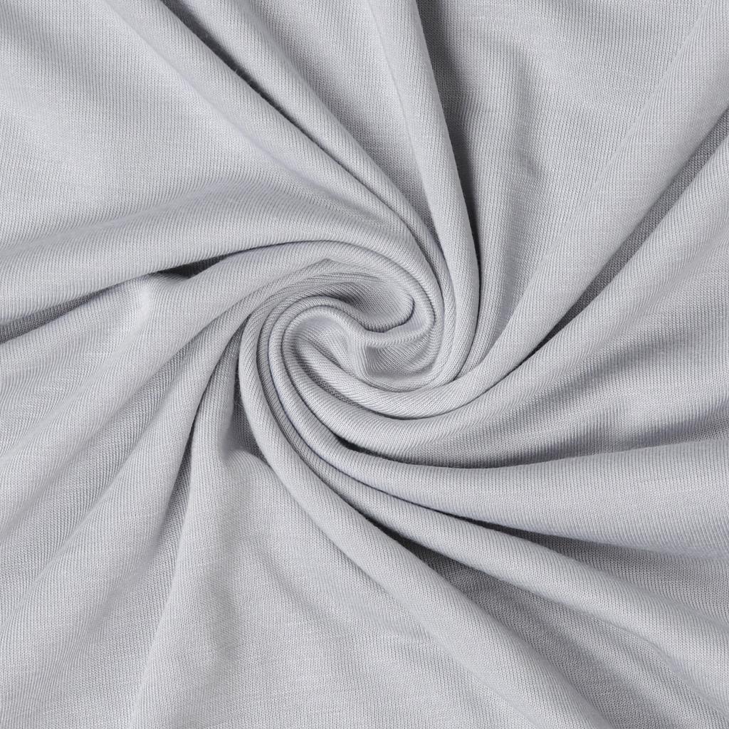 Bamboo fitted sheet 110x190, 120x200x20, gray_42, matex