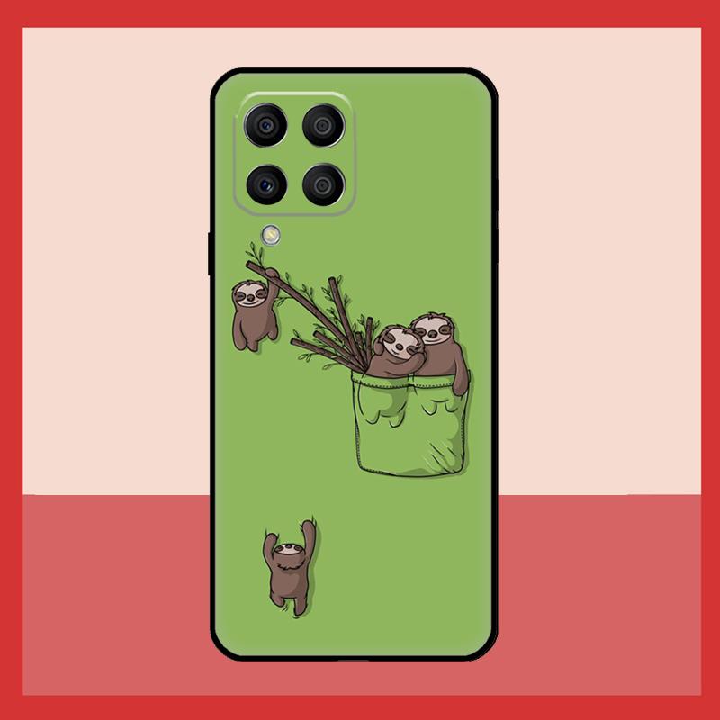 Забавный чехол-ленивец для Samsung Galaxy M12 M52 M06 M16 M36 M56 M33 M15 M55 M31 M13 M14 M53 M32 M35 M34 M54