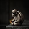 Фиолетовый песок черепаха Чайник Домашнее ситечко для чая, ситечко из панциря черепахи, Креативное украшение для чая в виде фиолетового глиняного питомца в виде кунг-фу,