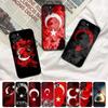 Чехол для телефона с флагом Турции для Iphone 8 7 6 6s Plus X Se 2020 Xr Xs 14 11 12 13 Mini Pro Max мобильный чехол