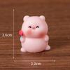 Мини летняя розовая фигурка поросенка мультяшная свинья микро ландшафтный орнамент кукольный домик модель автомобиля интерьер домашнего рабочего стола украшение