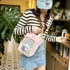 Cartoon Anime Two-dimensional Girl Transparent Student Flow Out Cute Casual Mini Messenger Bag