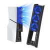 New PS5 Slim Cooling Fan KIWIHOME PS5 Slim Cooling Fan with Automatic Temperature Adjustable Fan LED USB Low Heat PS5 Peripheral Compatible with