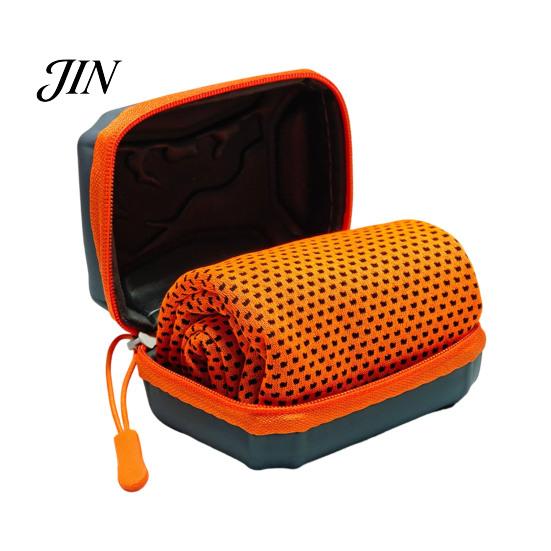 Sweat Absorbing Fitness Towel 1/5Pcs Cooling with Carrying Case, Quick Dry Absorbent Ice for Moisture-wicking Sports Neck & Face, Breathable