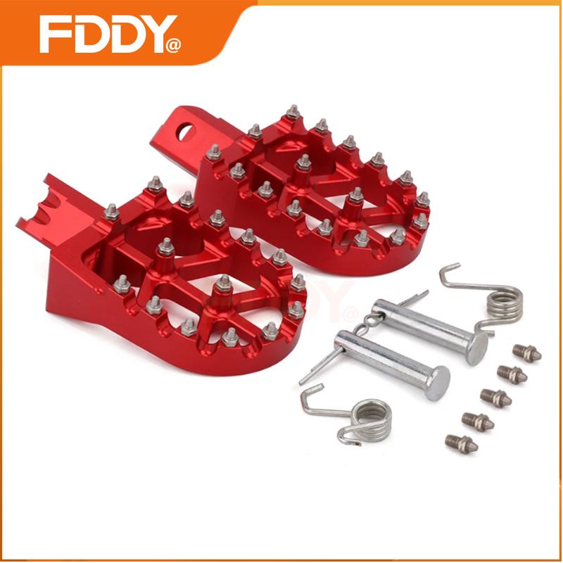 FDDY Motorcycle CNC Footpegs Universal For HONDA CRF XR 50 70 110 M2R SDG DHZ SSR KAYO Pit Bike Colorful Footrest Motor Modifica