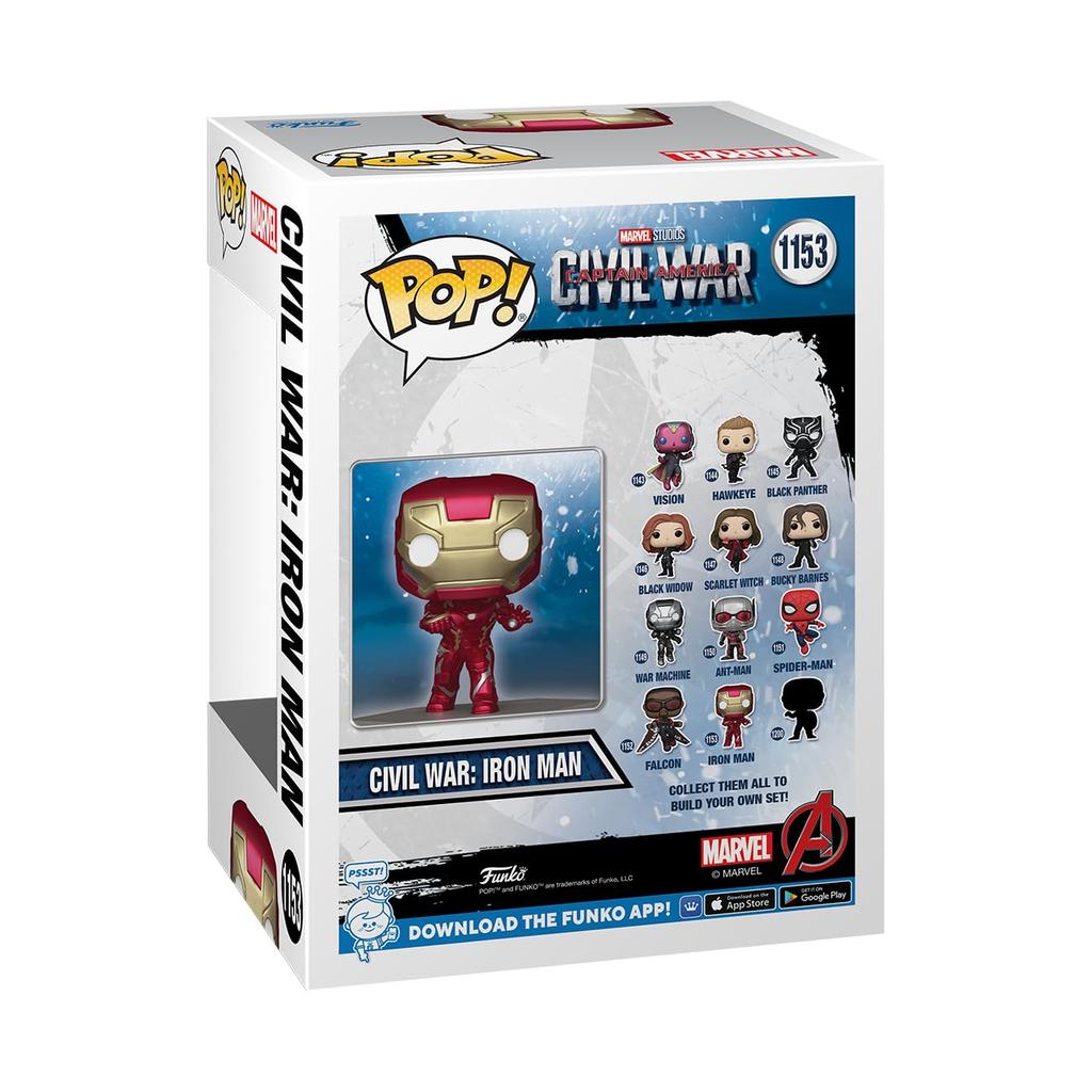 Фигурка Marvel Civil War Iron Man Funko Marvel Funko Avengers POP! [Эксклюзивно для Amazon]