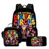 Kids Cartoon Backpack Set With Lunch Bag Pencil Case - Lightweight Ergonomic School Grades 1-6