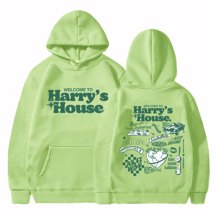 Harry's House Hoodies Kid Harpoon Hip Hop Fleece Sweatshirt Graphic Printing Gothic Retro Clothes Moletom Hooded Grunge Hoody