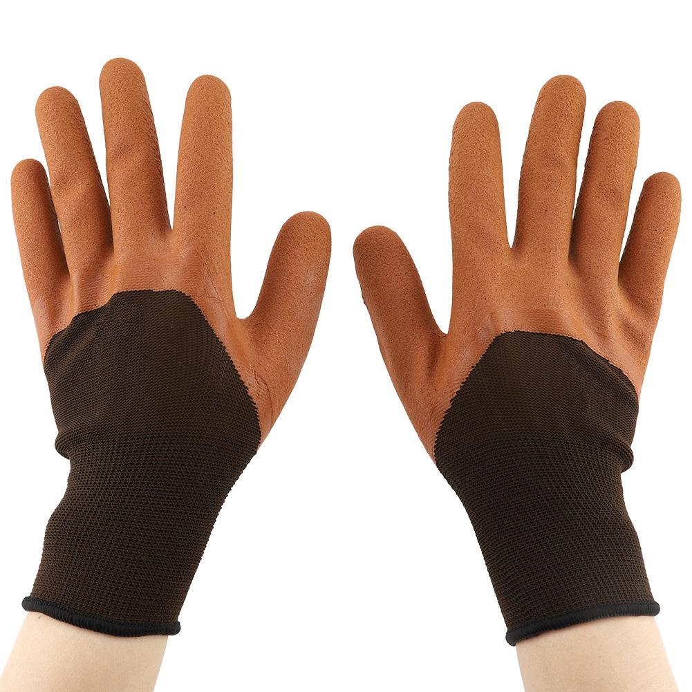 1 пара нескользящих водонепроницаемых перчаток для садовых работ и погрузочно-разгрузочных работ