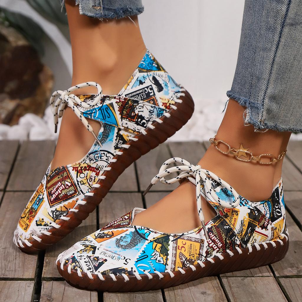 Fashion Women's Shoes 2024 Spring Fashion New Outdoor Casual Flat Shoes Women's Comfortable Casual Shoes