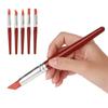 5pcs Red Large sized Rubber Tip Paint for Clay Sculpture Pottery Shaping Carving Tool