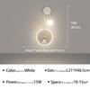 Creative Children Room LED Wall Lamp for Bedroom Bedside Study Aisle Living Modern Astronaut Wall Sconce Luster Lighting Fixture
