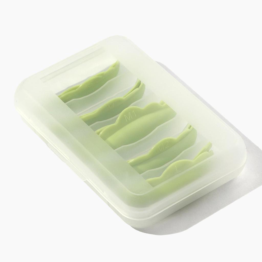 BLACKWINGS 5 пар силиконовых подушечек для завивки ресниц, цветные подушечки для завивки ресниц, с таблицей размеров, гипоаллергенные многоразовые аксессуары