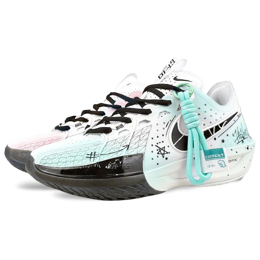 Nike ГТ. Кроссовки для баскетбола низкие, 3-й размер, нескользящие, износостойкие, унисекс DV2918-102(Team40-SBOX)