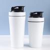 Чашка-шейкер для протеина из нержавеющей стали, бутылка для шейков для фитнеса в зале, 500 мл/750 мл, портативная