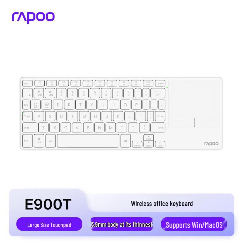 Беспроводная сенсорная клавиатура Rapoo E900T с несколькими режимами